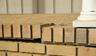 Cracked patio brick