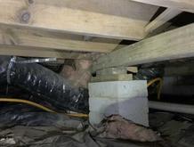 non-encapsulated crawl space