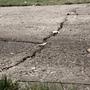 Crack in driveway