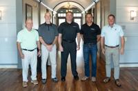 Matt Malone, Pete Burgess, Rod Martin, Doug Secrest and Jesse Waltz shot