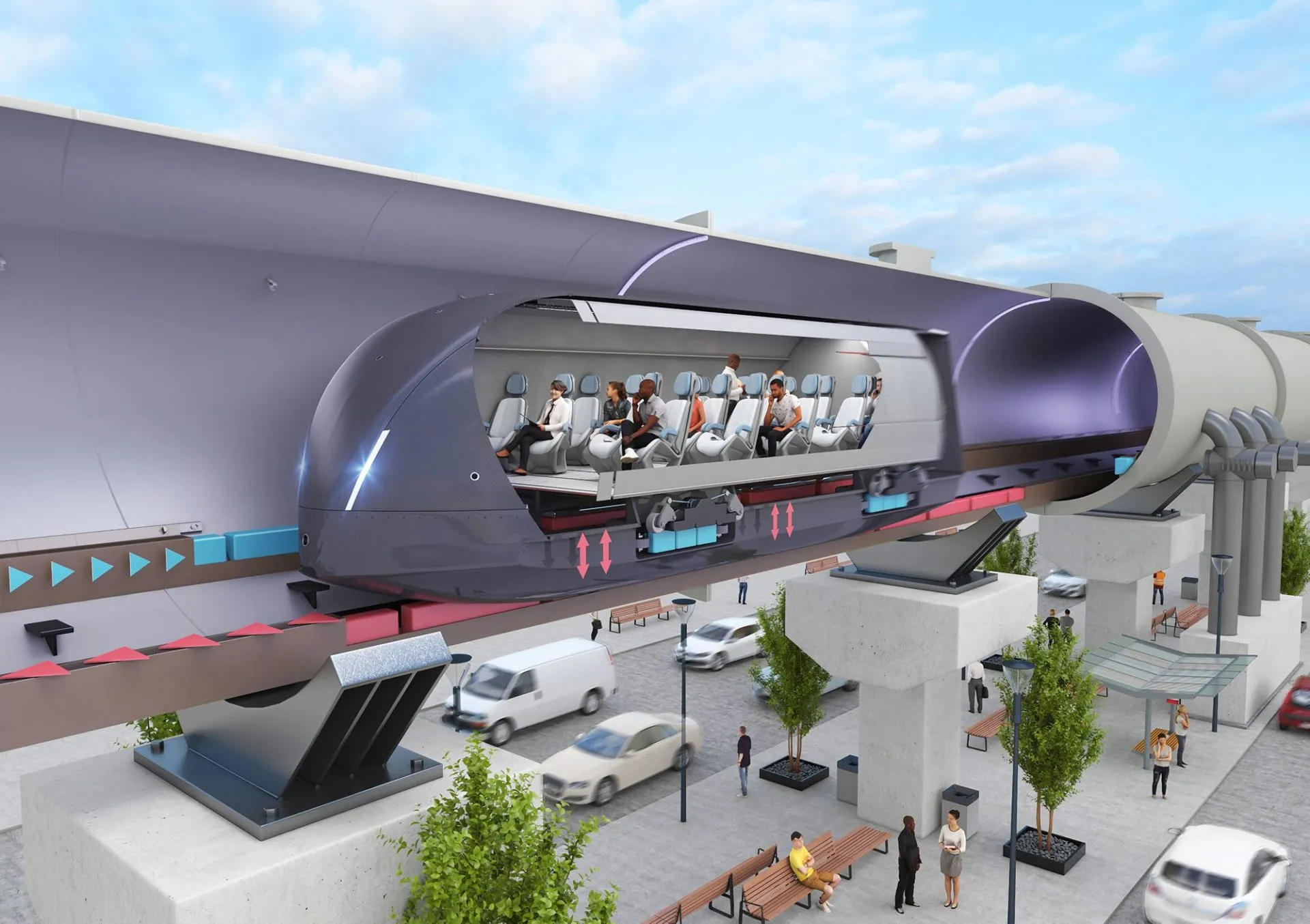 Hyperloop 3D image