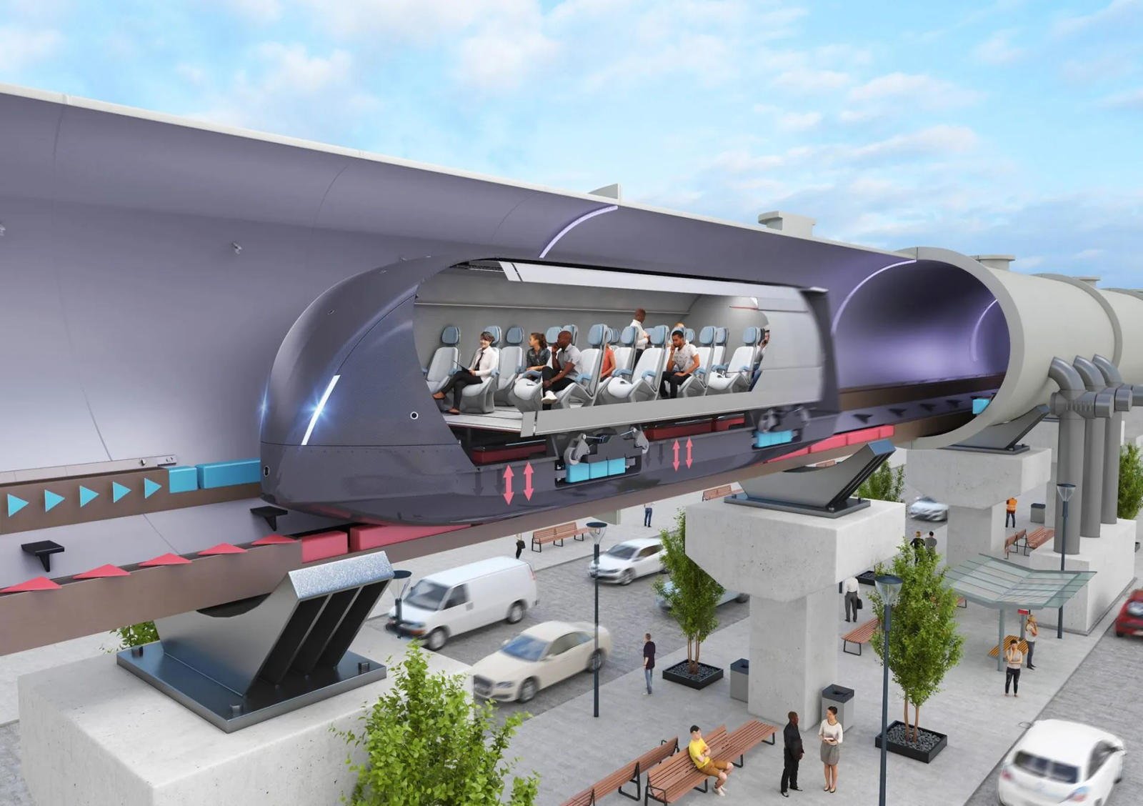 Hyperloop 3D image