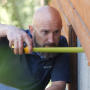 Groundworks Certified Field Inspector with tape measure