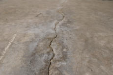 Crack in slab foundation
