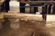 Water in crawl space