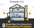 8 Signs your home has foundation problem illustration
