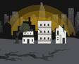 Earthquake-causing cracking foundation illustration.