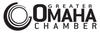 Logo of Greater Omaha Chamber with circular design on the left.
