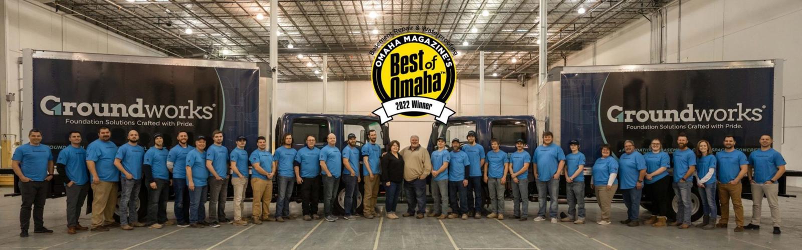 Best of Omaha 2022 Winner logo with Omaha staff