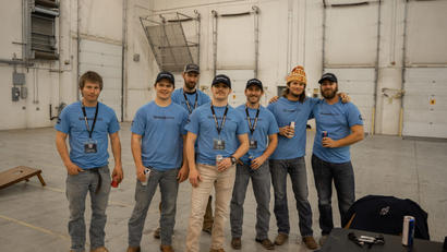 Groundwork's staff at staff night event.