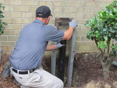 foundation pier installation