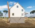 house with foundation damage