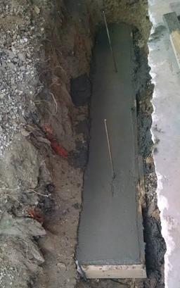 Concrete footing