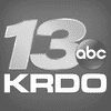 13 ABC KRDO in grayscale.