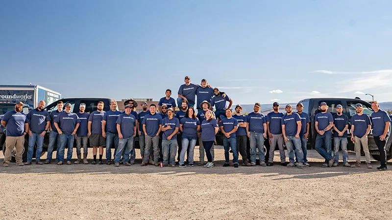 Groundwork's staff at the Boot Tour