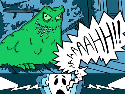 The mold monster taking over the house