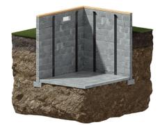 Basement Wall Reinforcement, Carbon Fiber | Groundworks