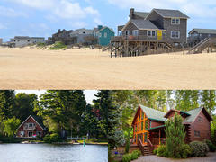 compilation of vacation homes