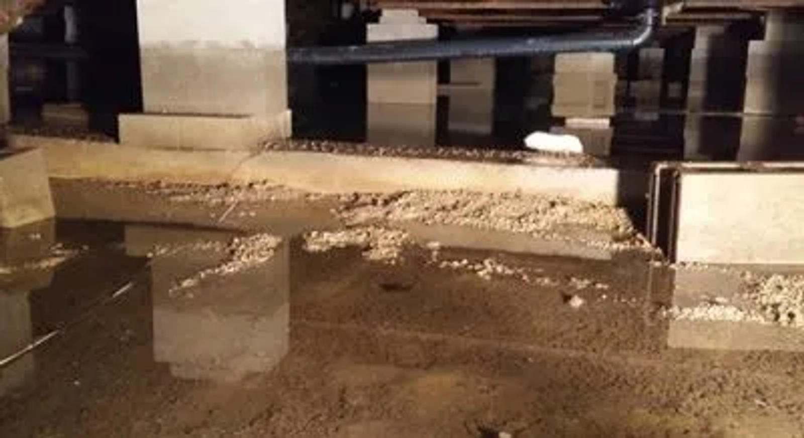 Water in crawl space
