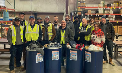 Goodwork's committee group shot at Coat Drive.