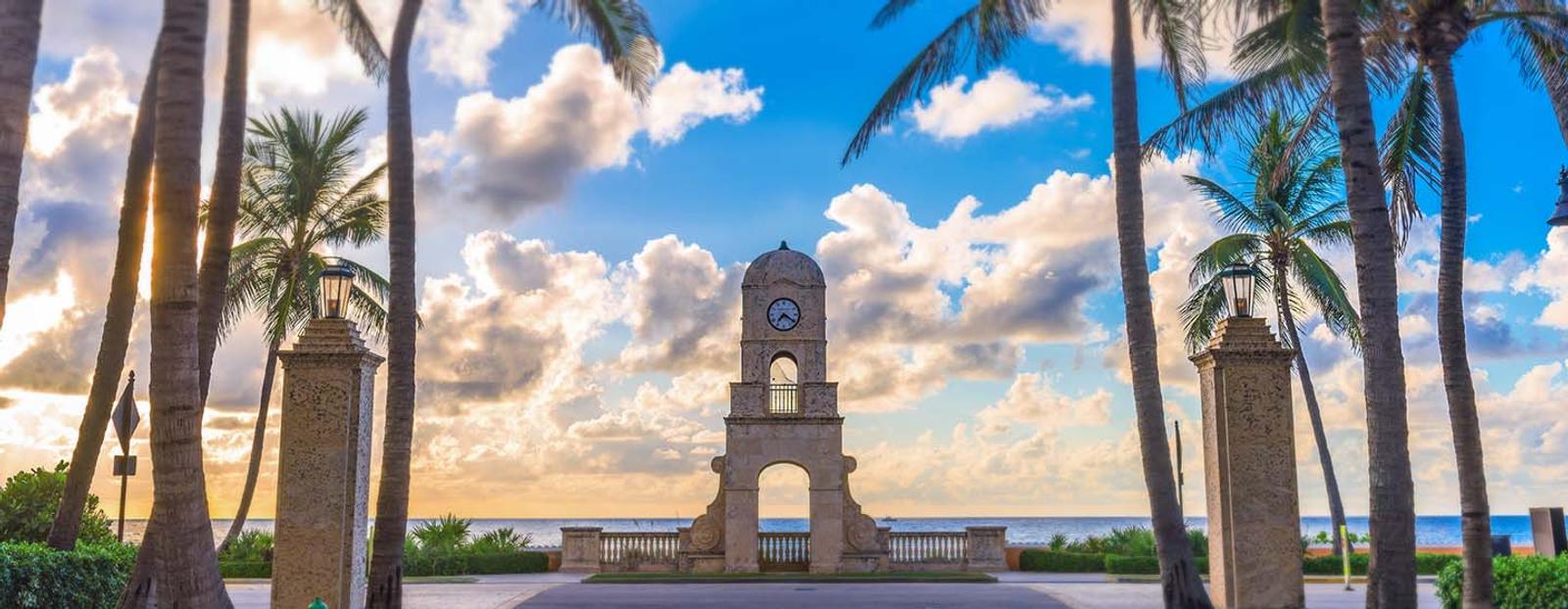 Worth Avenue Clock in West Palm Beach.