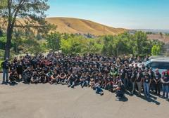 Groundworks' staff outside group picture,