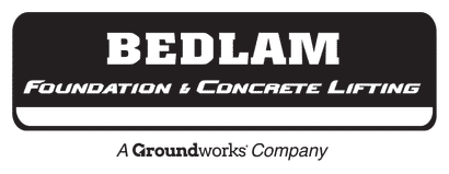 Bedlam Foundation & Concrete Lifting logo, part of a Groundworks Company.