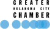 Overlapping blue circles with varying transparency on a white background.
