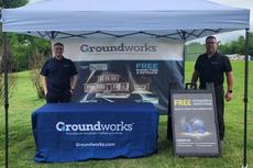Groundworks staff at Humane Society event