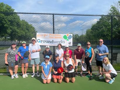 Groundworks Philadelphia staff at Pickleball tournament