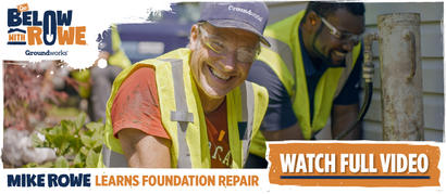 In this episode of Go Below With Rowe, Mike learns foundation repair.