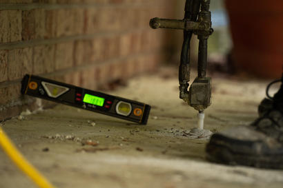 lifting concrete slab