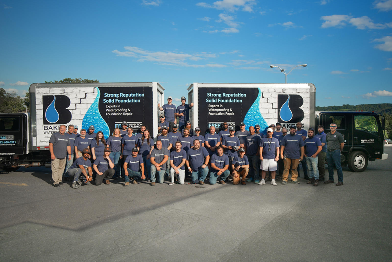Baker's Waterproofing Team Photo