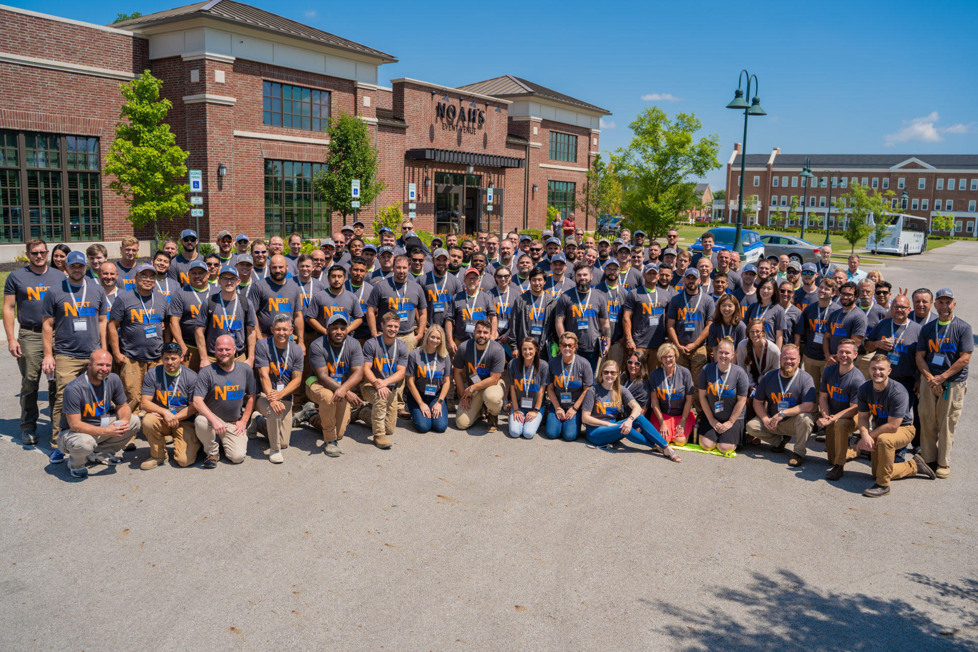 OBA Team in front of building