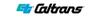 Caltrans logo with "CT" in stylized teal letters followed by "Caltrans" in black text.