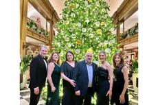 Groundworks staff at the Seattle festival of trees