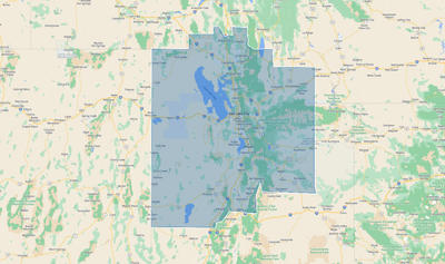 Salt Lake City Service Area Map