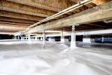 clean, dry crawl space