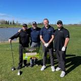 Groundworks Fairfield staff participating in a golf tournament benefiting the University of the Pacific Athletics