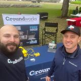 Groundworks San Antonio branch supporting cupids chase 5k event with table