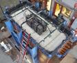 bird's eye view of the laminar soil container of the University of California, San Diego Powell laboratory