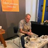 Artist at the Empty Bowls Gala