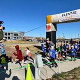 Groundworks participants in the Elevate Kids Fun Run