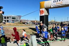 Groundworks participants in the Elevate Kids Fun Run