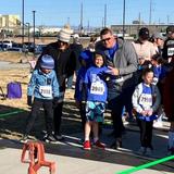 Groundworks participants in the Elevate Kids Fun Run