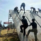 Groundworks team participating in Spartan Race