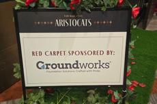 Groundworks sponsorship sign at the Humane Society of the Pikes Peak Region's Fur Ball
