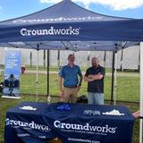 Groundworks staff at the NJSIAA Track & Field Group Championships