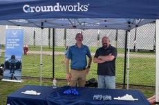 Groundworks staff at the NJSIAA Track & Field Group Championships