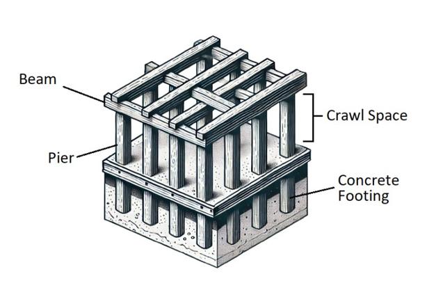 How to Build a Pier and Beam Foundation